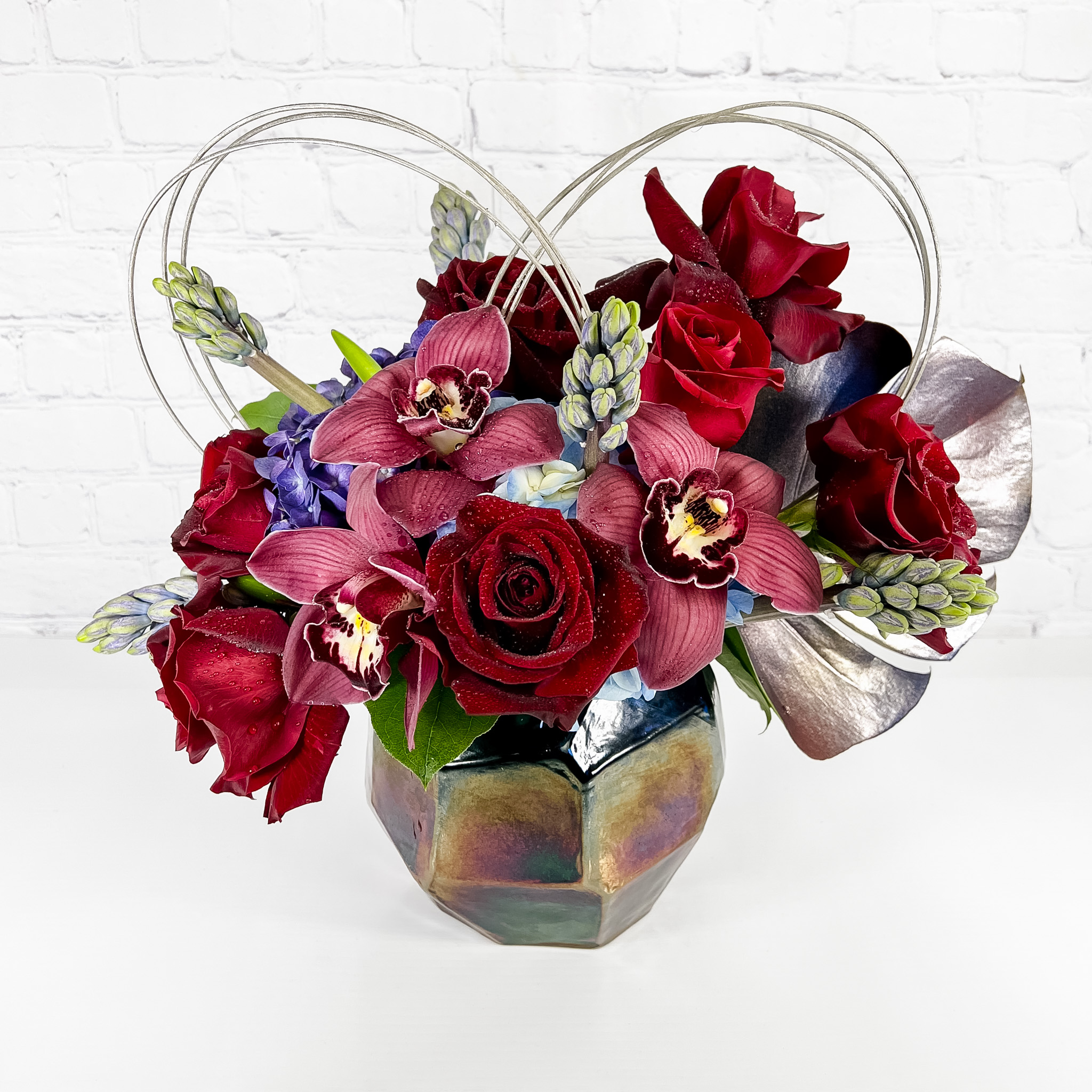 Valentine's day flower shop arrangements
