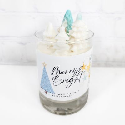 Merry and Bright Candle by Moto Madre Co.