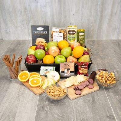 Fruit and Cheese Gourmet Basket