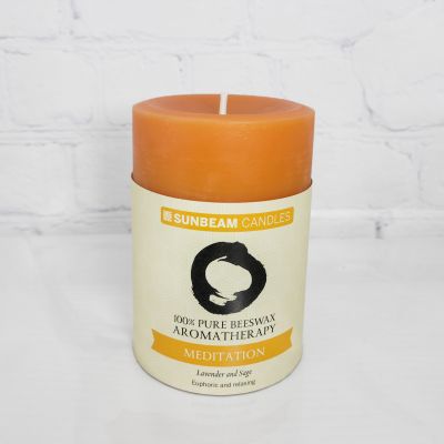 Beeswax Aromatherapy Candle - Meditation